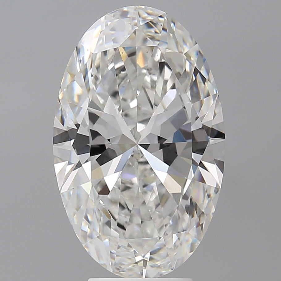 5.58 Carat Oval Shaped, Ideal Cut, E Color, VS2 Clarity, IGI Certified Lab Grown Diamond
