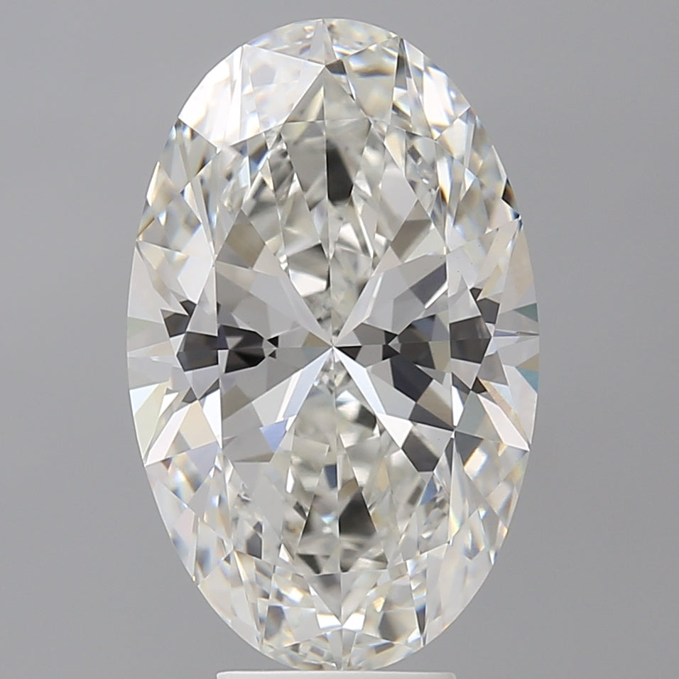6.58 Carat Oval Shaped, Ideal Cut, F Color, VVS2 Clarity, IGI Certified Lab Grown Diamond