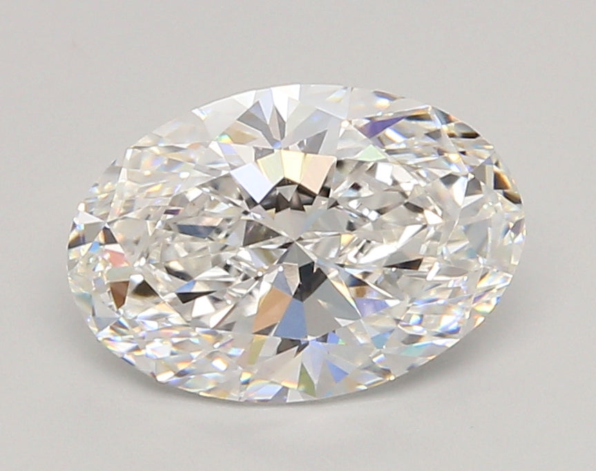 2.56 Carat Oval Shaped, Ideal Cut, D Color, VVS1 Clarity, IGI Certified Lab Grown Diamond