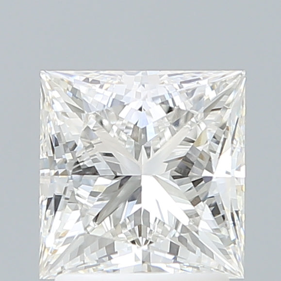 2.10 Carat Princess Shaped, Ideal Cut, F Color, VVS2 Clarity, IGI Certified Lab Grown Diamond