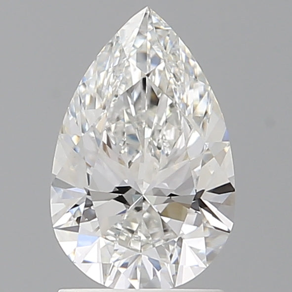 1.55 Carat Pear Shaped, Ideal Cut, E Color, VS1 Clarity, IGI Certified Lab Grown Diamond