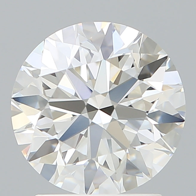 2.17 Carat Round Shaped, Excellent Cut, F Color, VVS2 Clarity, IGI Certified Lab Grown Diamond