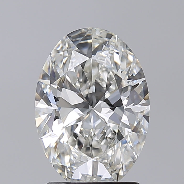 2.02 Carat Oval Shaped, Excellent Cut, F Color, VVS2 Clarity, IGI Certified Lab Grown Diamond