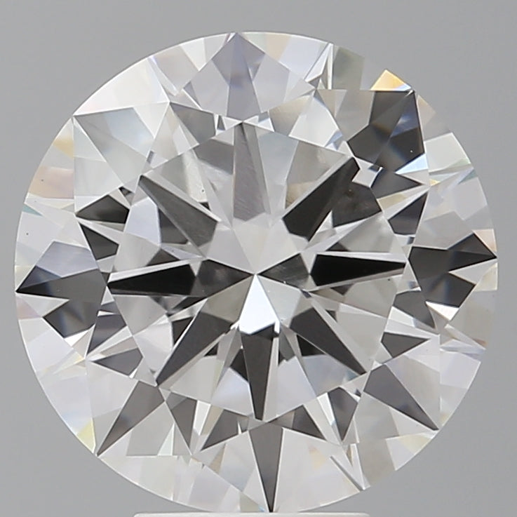 6.60 Carat Round Shaped, Excellent Cut, F Color, VS1 Clarity, IGI Certified Lab Grown Diamond