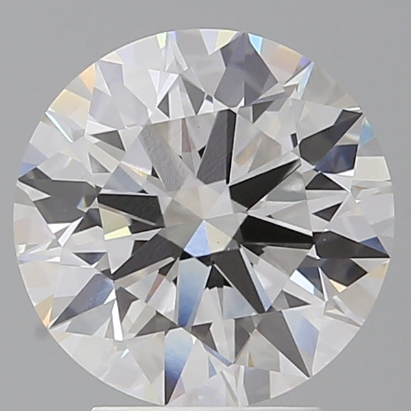 3.55 Carat Round Shaped, Ideal Cut, F Color, VVS2 Clarity, IGI Certified Lab Grown Diamond