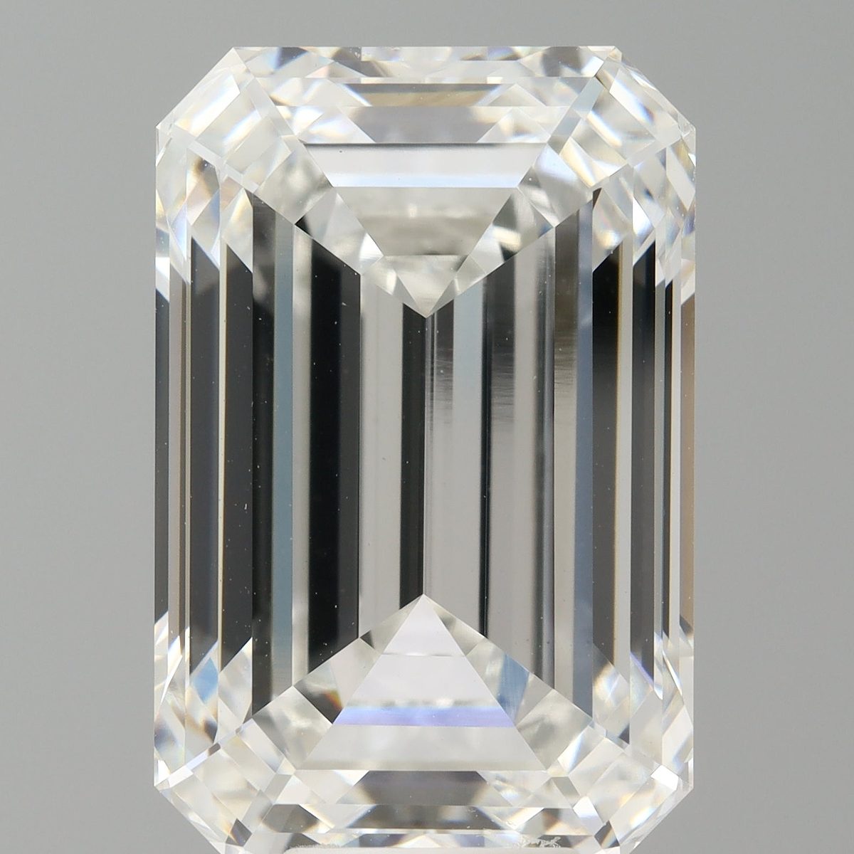 10.07 Carat Emerald Shaped, Ideal Cut, F Color, VVS2 Clarity, IGI Certified Lab Grown Diamond