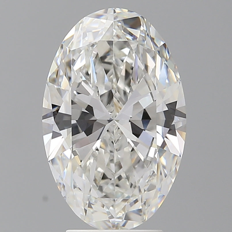 4.06 Carat Oval Shaped, Ideal Cut, F Color, VVS2 Clarity, IGI Certified Lab Grown Diamond