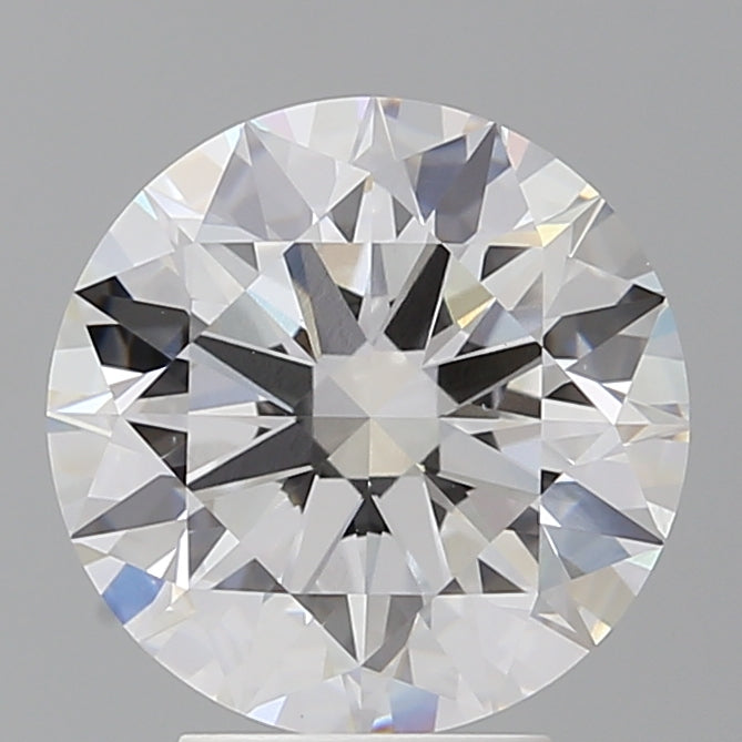 4.04 Carat Round Shaped, Ideal Cut, E Color, VVS2 Clarity, IGI Certified Lab Grown Diamond