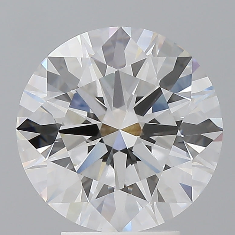 4.09 Carat Round Shaped, Ideal Cut, E Color, VVS2 Clarity, IGI Certified Lab Grown Diamond