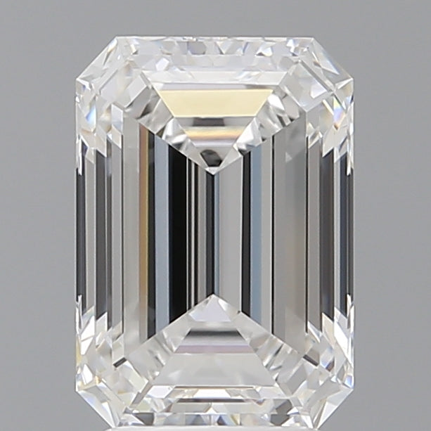 3.10 Carat Emerald Shaped, Ideal Cut, E Color, VVS1 Clarity, IGI Certified Lab Grown Diamond