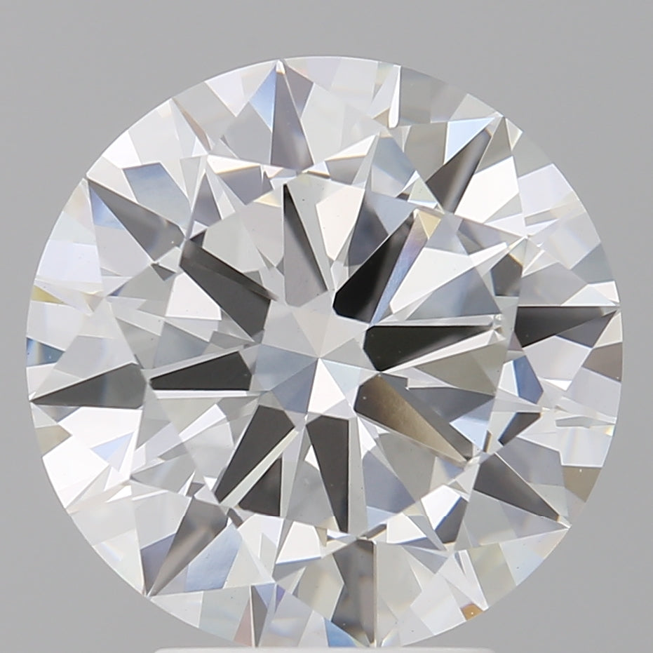 4.01 Carat Round Shaped, Excellent Cut, E Color, VVS2 Clarity, IGI Certified Lab Grown Diamond