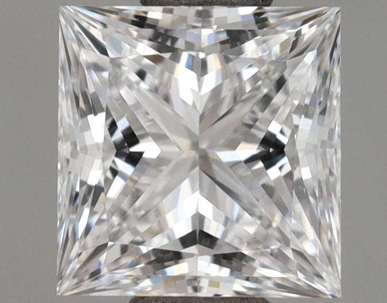 1.01 Carat Princess Shaped, Ideal Cut, D Color, VVS1 Clarity, IGI Certified Lab Grown Diamond