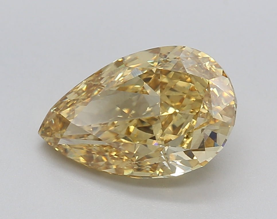 1.54 Carat Pear Shaped, VS2 Clarity, IGI Certified Lab Grown Diamond