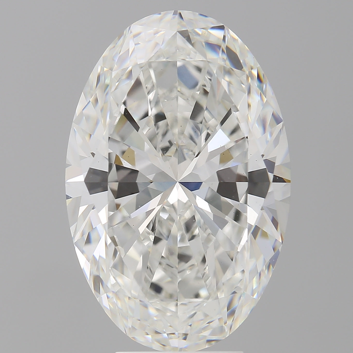 7.04 Carat Oval Shaped, Ideal Cut, F Color, VS1 Clarity, IGI Certified Lab Grown Diamond