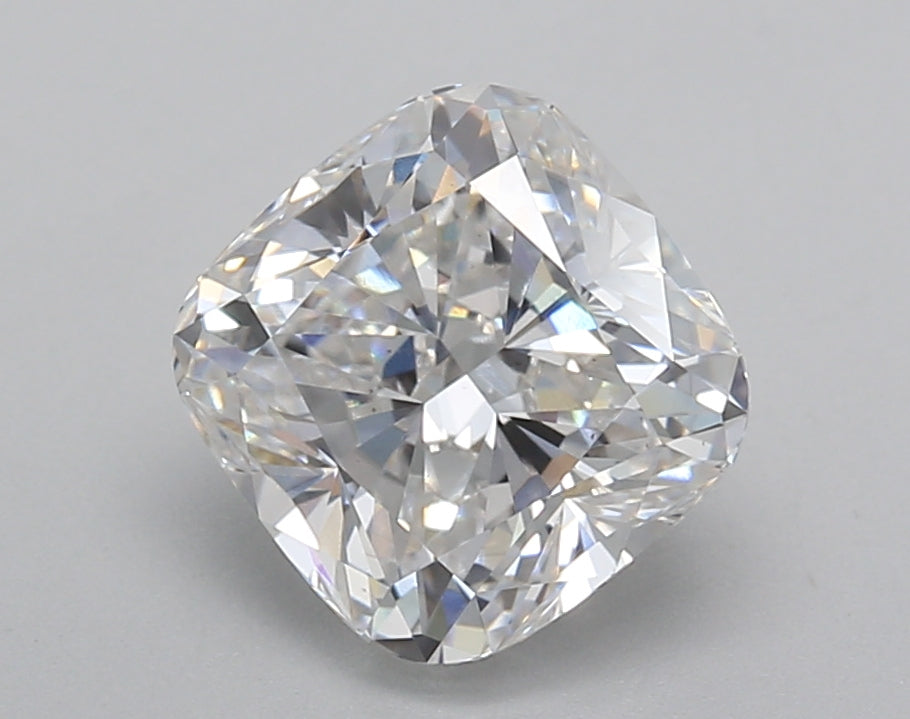 2.52 Carat Cushion Shaped, Excellent Cut, E Color, VS2 Clarity, IGI Certified Lab Grown Diamond