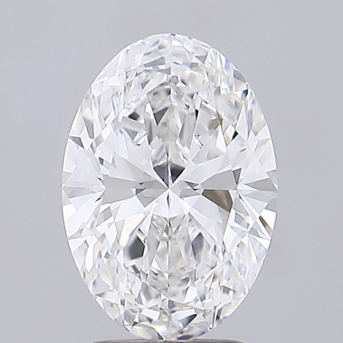 3.00 Carat Oval Shaped, Ideal Cut, E Color, VVS1 Clarity, IGI Certified Lab Grown Diamond