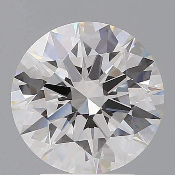 3.03 Carat Round Shaped, Excellent Cut, F Color, VVS2 Clarity, IGI Certified Lab Grown Diamond