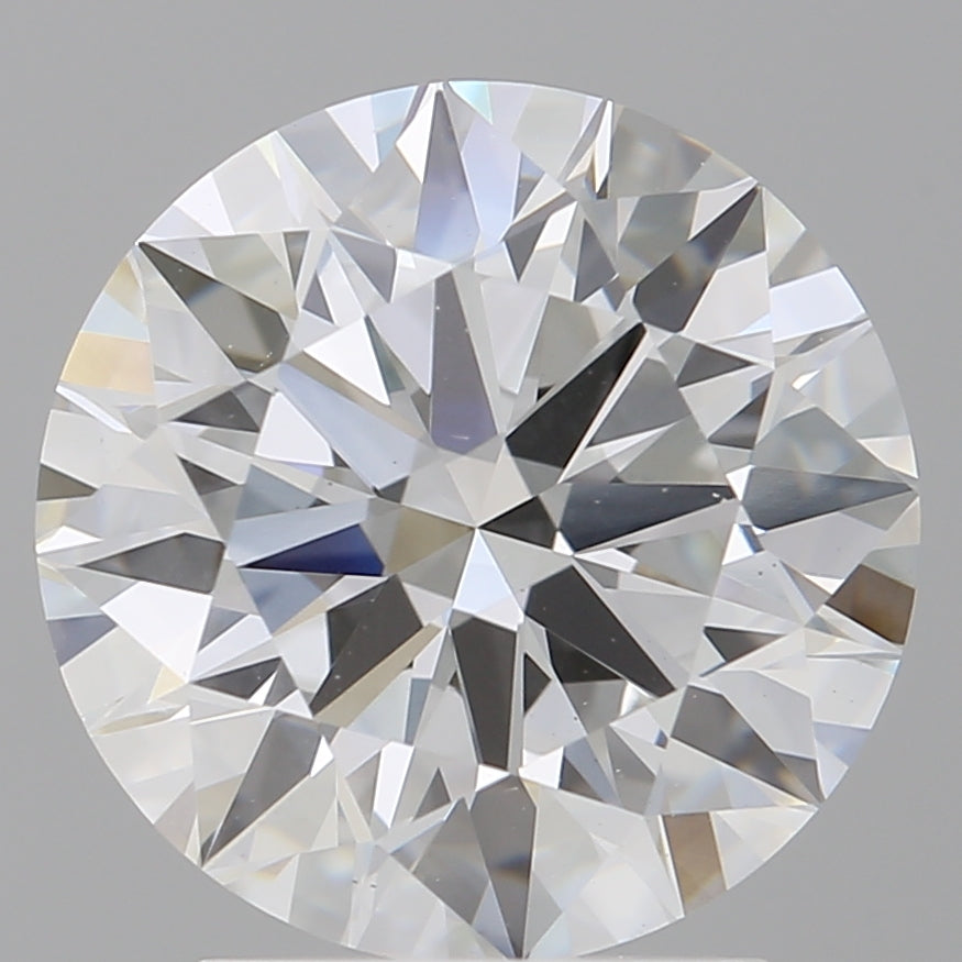 3.00 Carat Round Shaped, Ideal Cut, F Color, VVS2 Clarity, IGI Certified Lab Grown Diamond