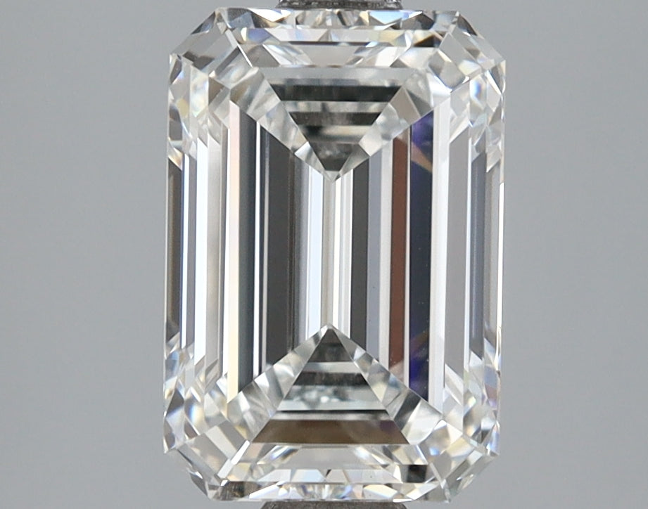 2.61 Carat Emerald Shaped, Ideal Cut, E Color, VS1 Clarity, IGI Certified Lab Grown Diamond