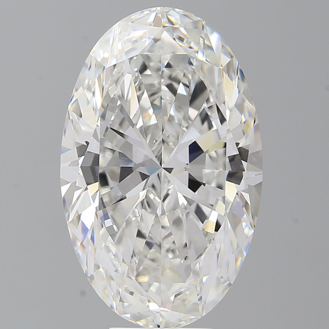 9.55 Carat Oval Shaped, Ideal Cut, E Color, VVS2 Clarity, IGI Certified Lab Grown Diamond