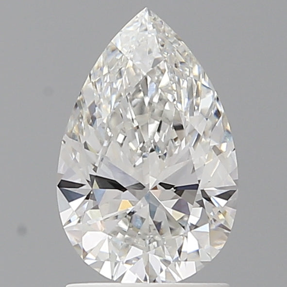 1.59 Carat Pear Shaped, Ideal Cut, E Color, VVS2 Clarity, IGI Certified Lab Grown Diamond