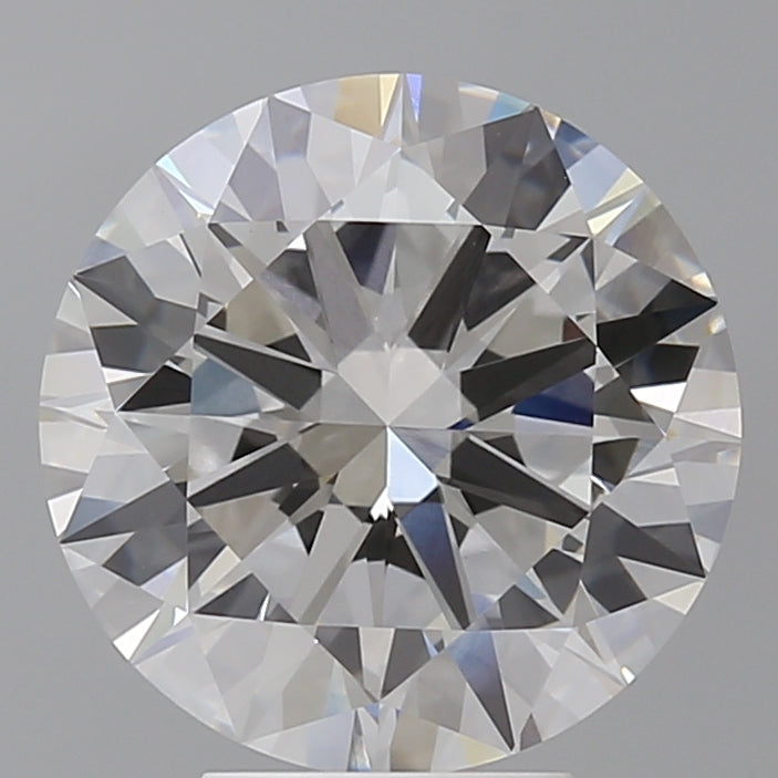 5.09 Carat Round Shaped, Excellent Cut, F Color, VVS2 Clarity, IGI Certified Lab Grown Diamond