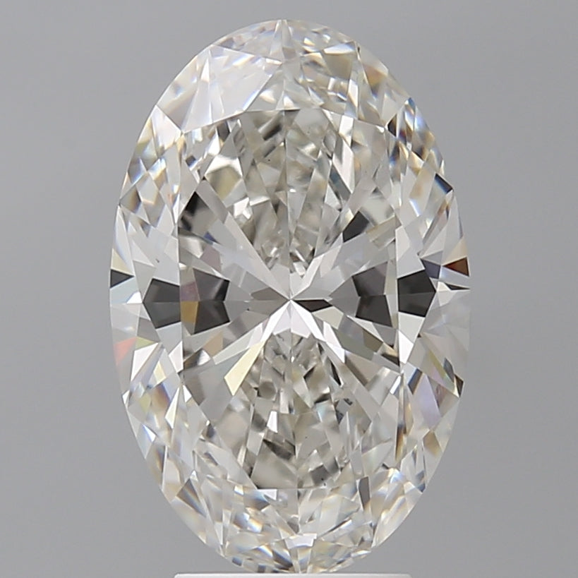 4.55 Carat Oval Shaped, Ideal Cut, G Color, VVS2 Clarity, IGI Certified Lab Grown Diamond