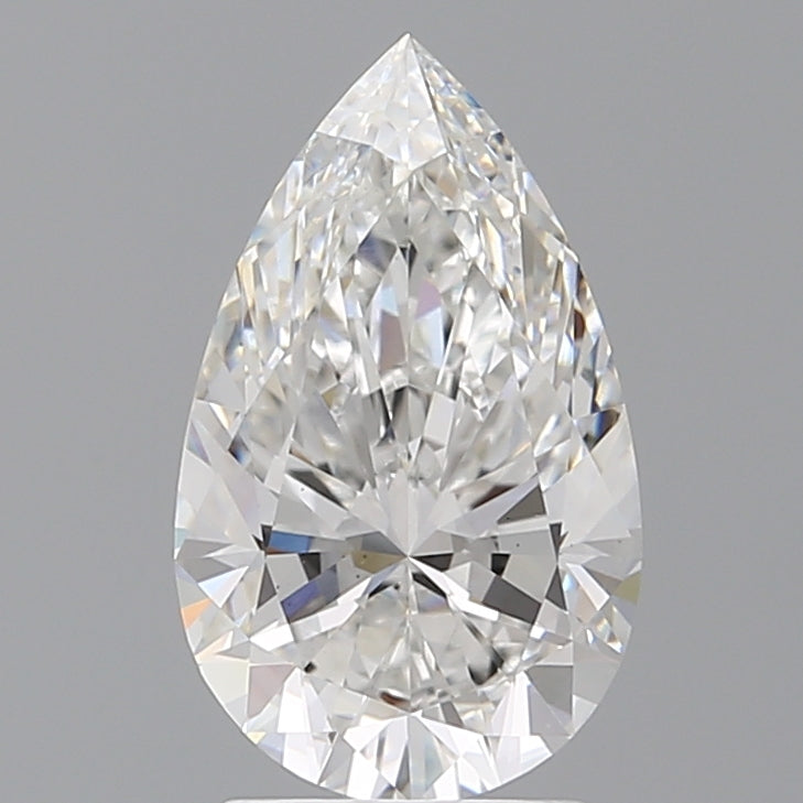 2.53 Carat Pear Shaped, Ideal Cut, E Color, VS2 Clarity, IGI Certified Lab Grown Diamond