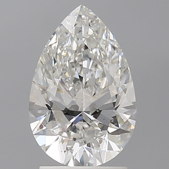 2.10 Carat Pear Shaped, Ideal Cut, E Color, VS2 Clarity, IGI Certified Lab Grown Diamond