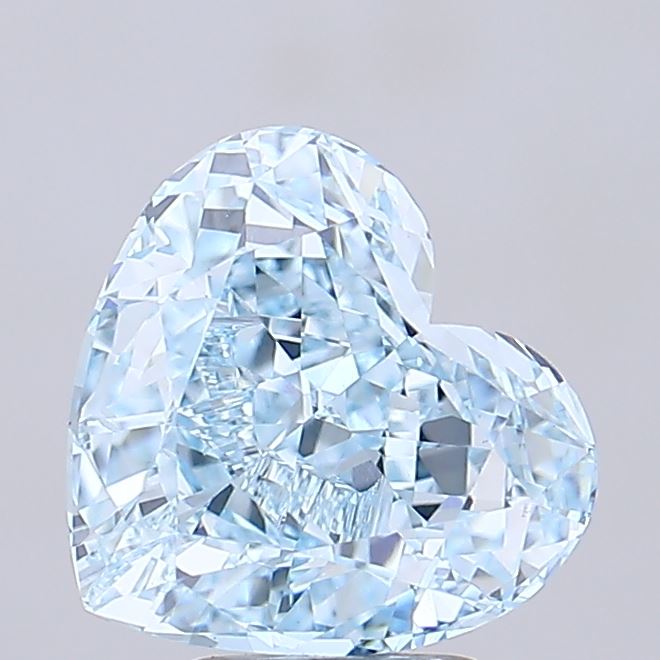 5.13 Carat Heart Shaped, Excellent Cut, VVS2 Clarity, IGI Certified Lab Grown Diamond