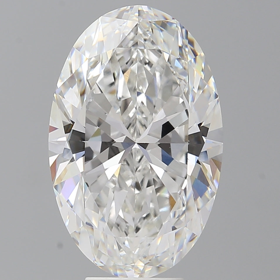 7.53 Carat Oval Shaped, Ideal Cut, E Color, VVS2 Clarity, IGI Certified Lab Grown Diamond