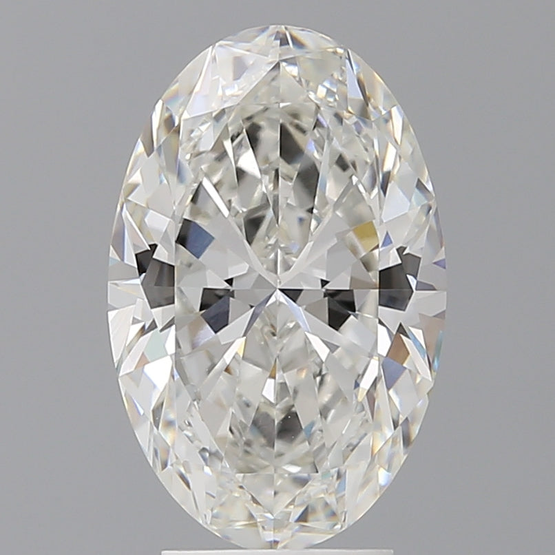4.05 Carat Oval Shaped, Ideal Cut, F Color, VVS2 Clarity, IGI Certified Lab Grown Diamond