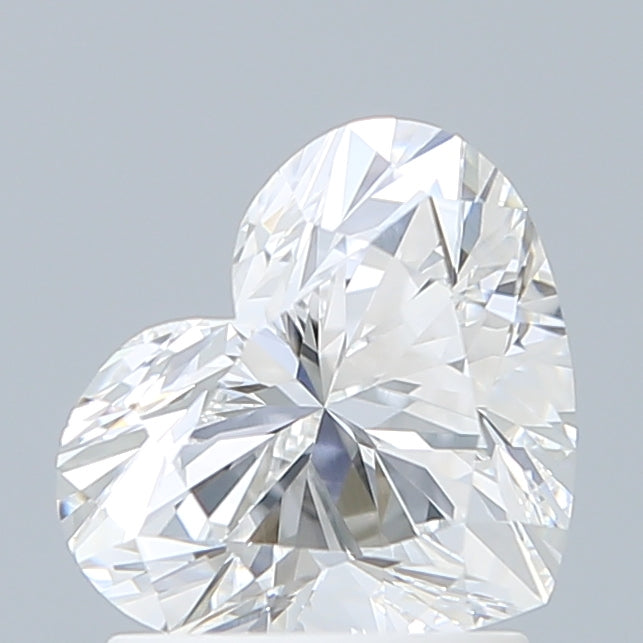 1.57 Carat Heart Shaped, Ideal Cut, E Color, VVS1 Clarity, IGI Certified Lab Grown Diamond