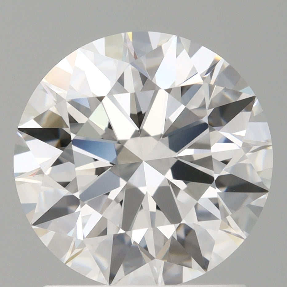 1.59 Carat Round Shaped, Ideal Cut, D Color, VVS2 Clarity, IGI Certified Lab Grown Diamond