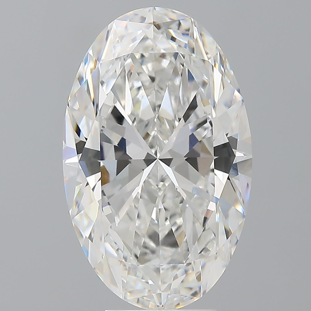 6.55 Carat Oval Shaped, Ideal Cut, F Color, VS1 Clarity, IGI Certified Lab Grown Diamond