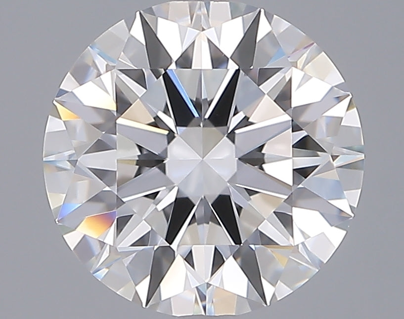 3.05 Carat Round Shaped, Ideal Cut, E Color, VVS2 Clarity, IGI Certified Lab Grown Diamond