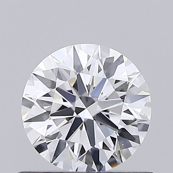 0.53 Carat Round Shaped, Ideal Cut, D Color, VVS2 Clarity, IGI Certified Lab Grown Diamond