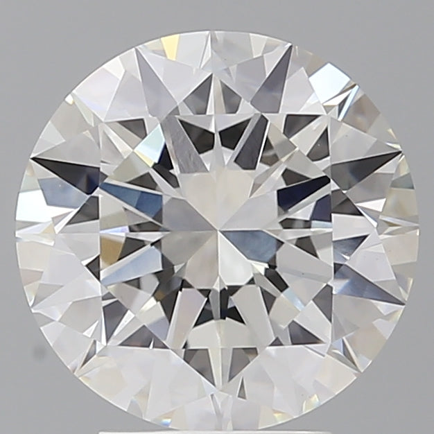 4.01 Carat Round Shaped, Excellent Cut, F Color, VVS2 Clarity, IGI Certified Lab Grown Diamond