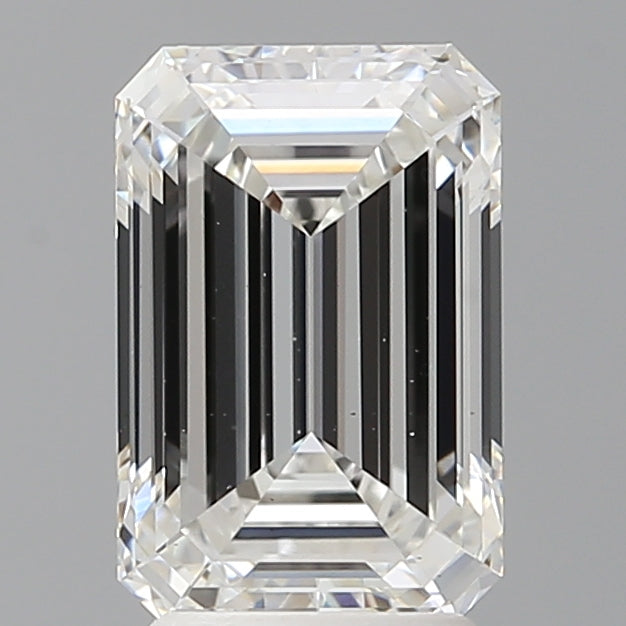 3.04 Carat Emerald Shaped, Ideal Cut, F Color, VS1 Clarity, IGI Certified Lab Grown Diamond