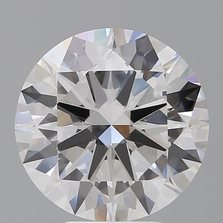 6.05 Carat Round Shaped, Excellent Cut, F Color, VVS2 Clarity, IGI Certified Lab Grown Diamond