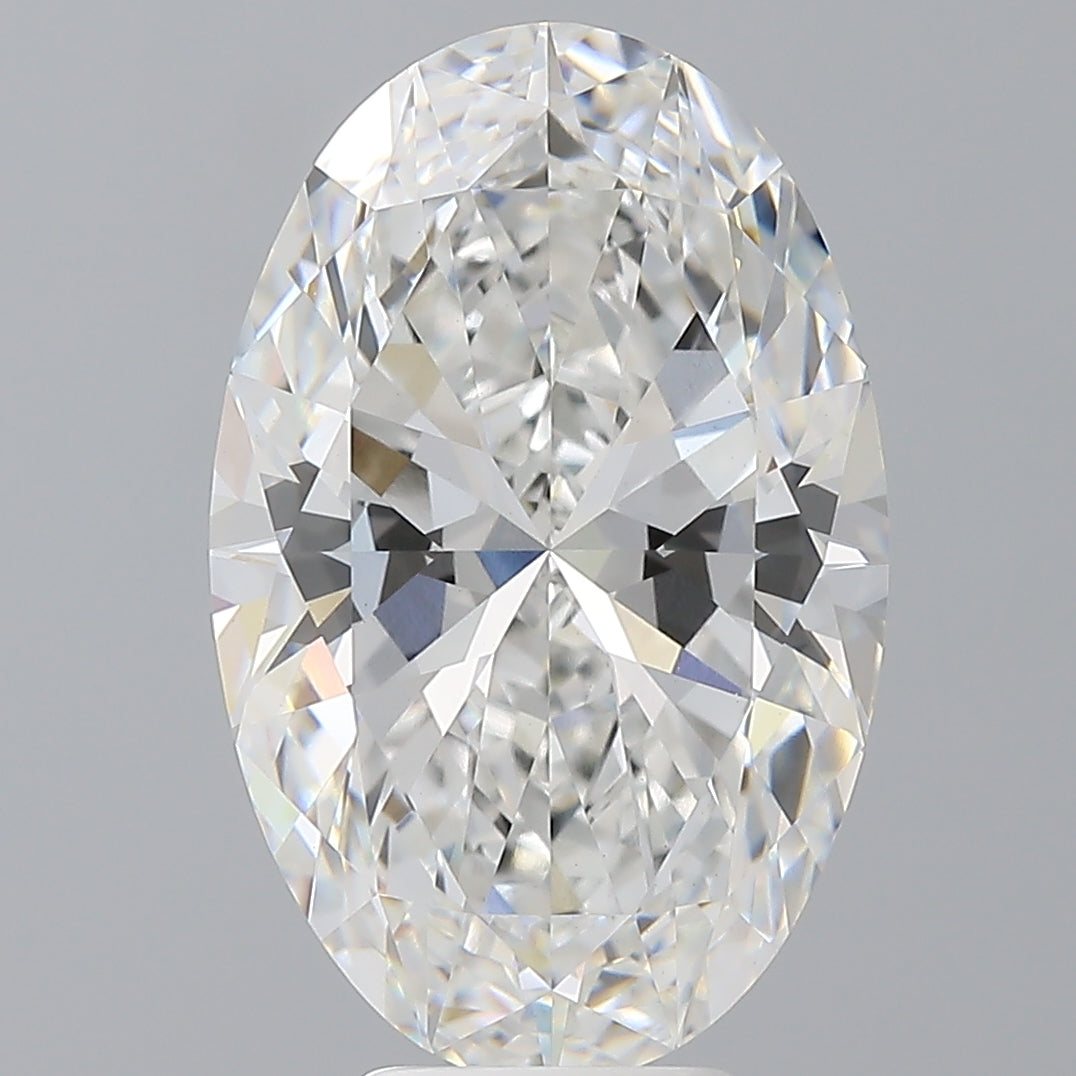 6.57 Carat Oval Shaped, Ideal Cut, E Color, VVS2 Clarity, IGI Certified Lab Grown Diamond