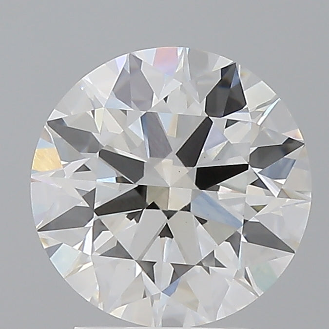 2.55 Carat Round Shaped, Ideal Cut, D Color, VVS2 Clarity, IGI Certified Lab Grown Diamond