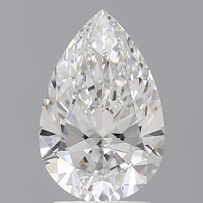 2.52 Carat Pear Shaped, Ideal Cut, E Color, VS1 Clarity, IGI Certified Lab Grown Diamond