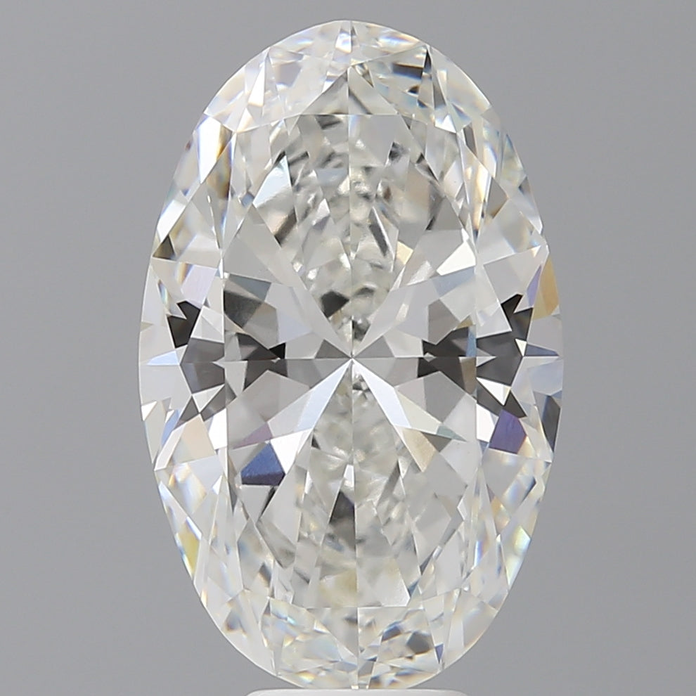 7.55 Carat Oval Shaped, Ideal Cut, F Color, VVS2 Clarity, IGI Certified Lab Grown Diamond