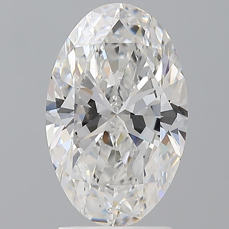 2.56 Carat Oval Shaped, Ideal Cut, E Color, VS1 Clarity, IGI Certified Lab Grown Diamond