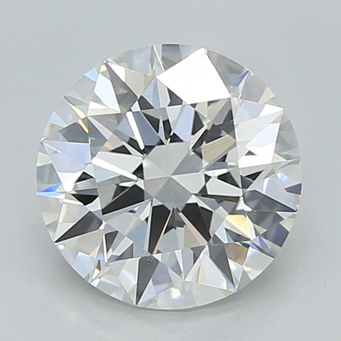 2.01 Carat Round Shaped, Ideal Cut, F Color, VVS2 Clarity, IGI Certified Lab Grown Diamond