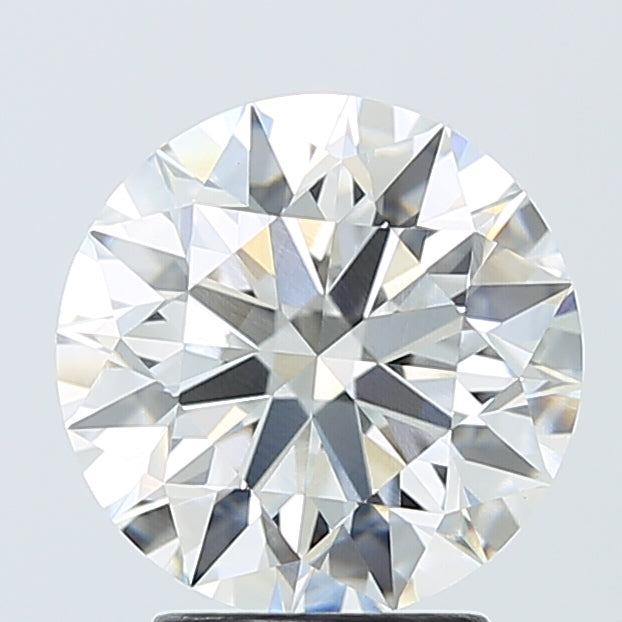 3.11 Carat Round Shaped, Ideal Cut, F Color, VVS2 Clarity, IGI Certified Lab Grown Diamond