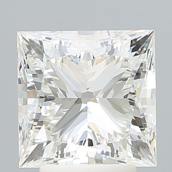 4.02 Carat Princess Shaped, Ideal Cut, F Color, VS1 Clarity, IGI Certified Lab Grown Diamond