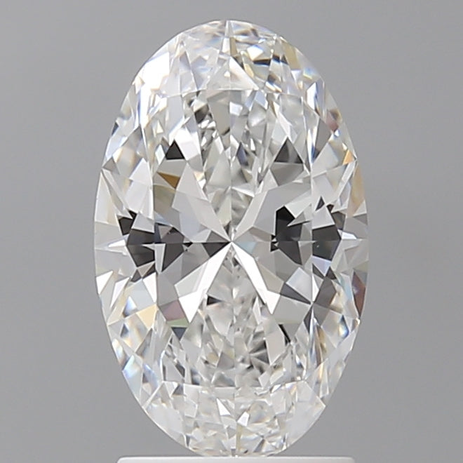2.03 Carat Oval Shaped, Ideal Cut, E Color, VVS2 Clarity, IGI Certified Lab Grown Diamond