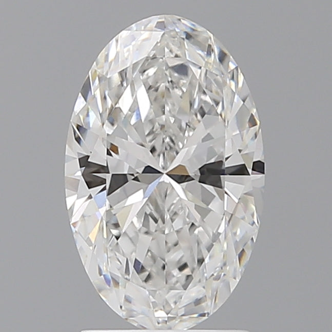 2.10 Carat Oval Shaped, Ideal Cut, E Color, VVS2 Clarity, IGI Certified Lab Grown Diamond
